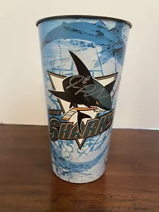 Joe Pavelski San Jose SJ Sharks signed Auto Soda Cup Stadium Exclusive FREE SHIP - Picture 1 of 8