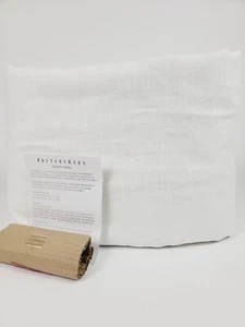 Pottery Barn 3 In 1 Emery Linen Blackout Curtain 52x102 White - Picture 1 of 5