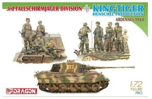 Dragon 3rd FJ DIV.+ KINGTIGER HENSCHEL TURRET KIT 1:72 - Foto 1 di 1