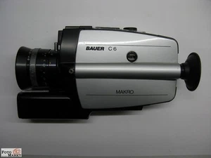 Bauer Filmkamera C6-Macro Objektiv Vario Neovaron 1,8/8-48mm S-8 Kamera - Bild 1 von 7