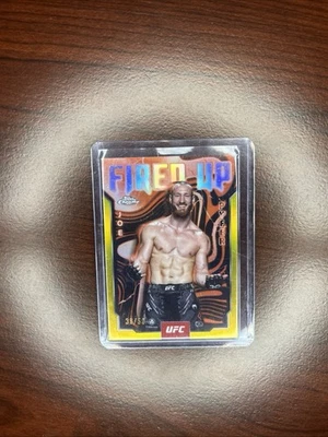 2025 Topps Chrome UFC Joe Pyfer Fired Up Gold #'d 36/50 2025 🔥 - Image 1 of 2