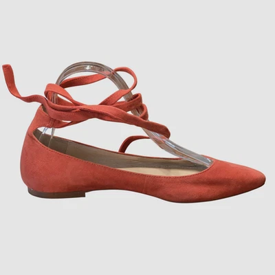 VINCE CAMUTO Zapatos de Gamuza Frambuesa al Tobillo Punta Plana 8M EU38 Foto 1 de 4