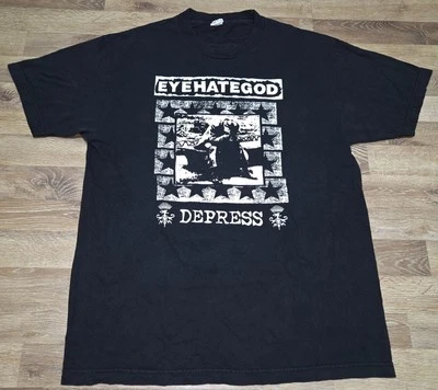 Camiseta Promocional De Colección OG y2k EHG Eyehategod Banda Depresión Nihilismo del Sur Frontal Foto 1 de 4