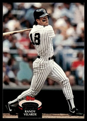 1992 Stadium Club Randy Velarde New York Yankees #237 - Image 1 of 2