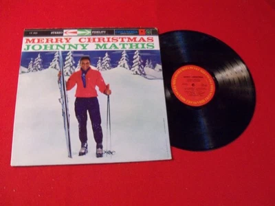JOHNNY MATHIS HOLIDAY COLUMBIA LP "MERRY CHRISTMAS" ON CLASSIC VINTAGE VINYL! - Image 1 of 4