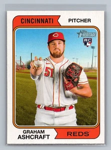 2023 Topps Heritage #383 Graham Ashcraft - Picture 1 of 2