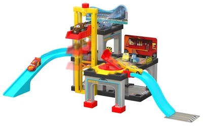 Tomica Disney Pixar Cars Action Course Recombination Racing Pit Toy Takara Tomy - Image 1 of 4