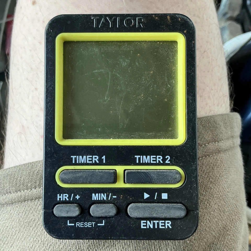 Taylor Dual Event Digital Timer w/Clock, - Image 1 of 1