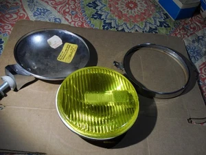 Vintage Kinby Yellow Fog Light With Lens AS PICTURED - Picture 1 of 23