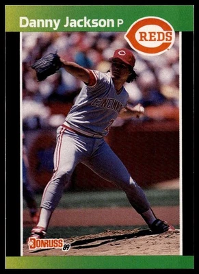 1989 Donruss #124b Danny Jackson - Image 1 of 2
