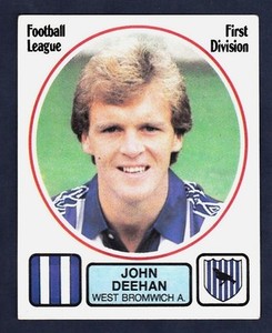PANINI FOOTBALL 82 #302-WEST BROMWICH ALBION-JOHN DEEHAN
