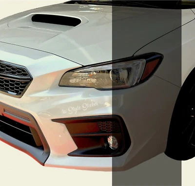 Rückleuchten Tönungsfolie Hell-Schwarz 200 x 30cm Scheinwerferfolie UV-Beständig - Bild 1 von 4