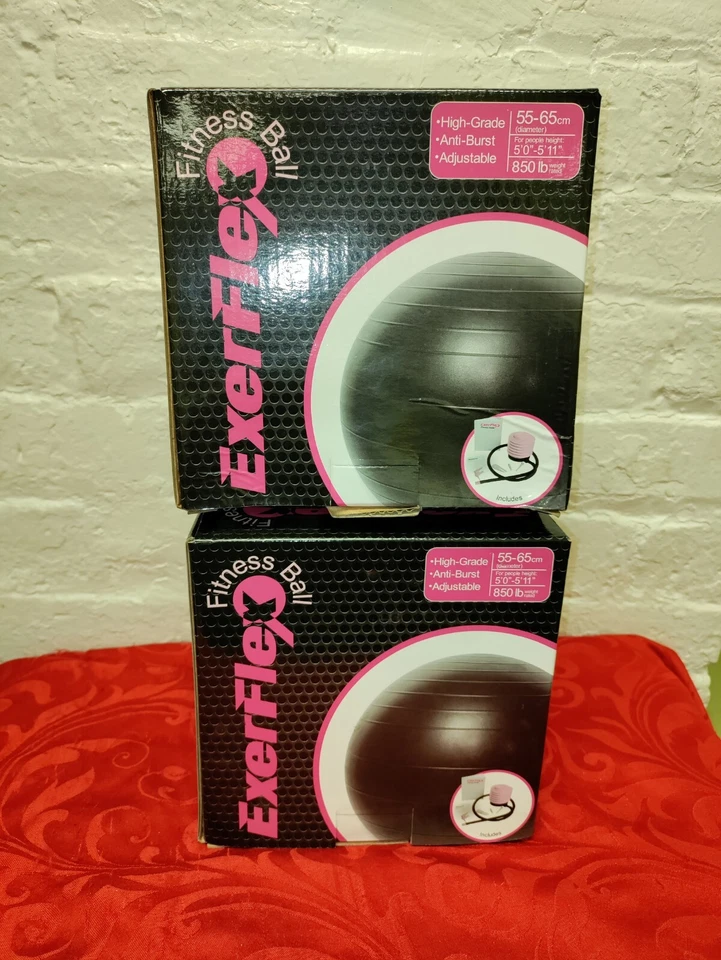 PBLX Exerlfex Fitness Ball High-Grade Anti-Burst Adjustable , exercise ball Lot2 - Image 1 of 1
