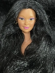 Black Hair-Kira-Mattel fashion barbie doll-Knees Bend -Nude for OOAK - Picture 1 of 5