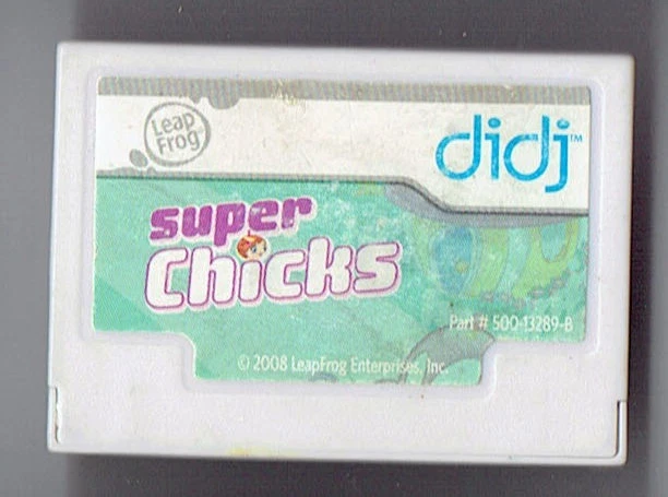 leapFrog DiDj Game Cart Super Chicks Game Cartridge Game rare HTF - Image 1 of 1