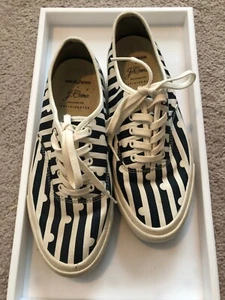 SeaVees for J Crew Damen 7,5 Sneaker Streifen Punkte - Bild 1 von 6