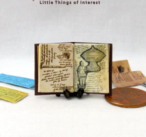 Jones Diary Maßstab 1:12 Miniatur lesbares Bildband Indiana Jones 6 Stück - Bild 1 von 12