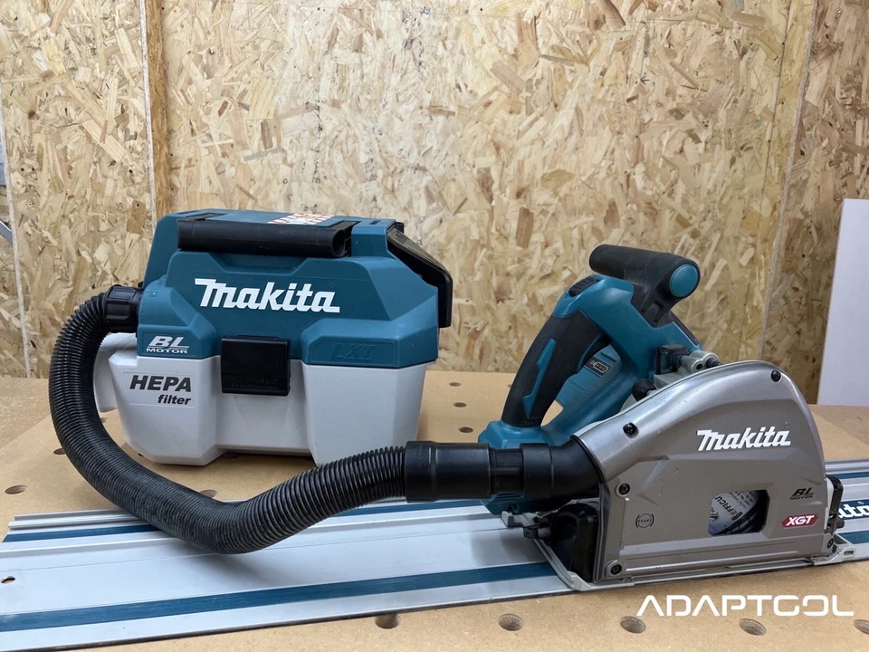Makita DVC750L vacuum extractor hose adaptor to Makita SP001GZ03 XGT PLUNGE SAW - Image 1 of 4
