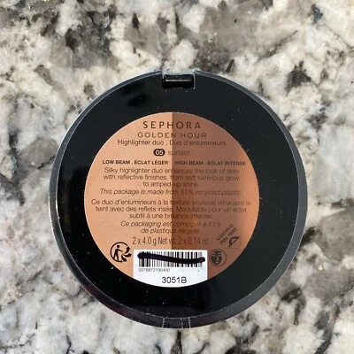 Sephora Golden Hour Highlighter Duo 05 Sunset .28 oz Sealed - Image 1 of 2