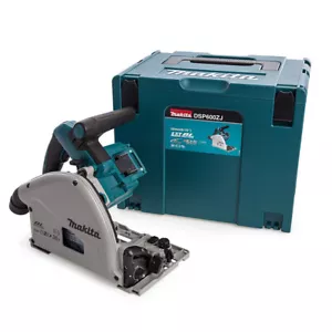 Makita 36 V Bediengerät 165 mm bürstenlos Tauchsäge nur Gehäuse im MakPac Koffer DSP600ZJ - Bild 1 von 7