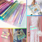  4 Sheets Material for Sewing Pvc Soft Film Holographic Bags