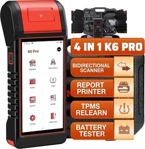 Kingbolen K6 Mini PRO Todos los Sistemas Bidireccional OBD2 Escáner Herramienta de Diagnóstico ECU - Imagen 1 de 14