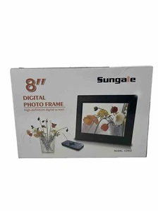 Sungale 8" Digital Photo Frame, HD Slideshow, Play Music Video,CD802 (A11) - Picture 1 of 2