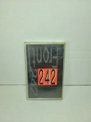 FRONT 242 - FRONT BY FRONT WAX TRAX! RECORDS CASSETTE TAPE Excellent Condition - Image 1 of 4