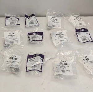 Pack of 12 Hubbell Raco 2691-25 3/8” Trade Size 90 Degree Flex Squeeze Connector - Picture 1 of 8