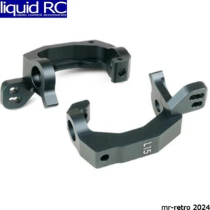 Tekno RC 9048A Spindle Carriers (Revised L/R Aluminum 15 Degree 2.0) - Picture 1 of 2