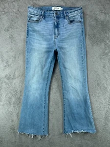 HIDDEN Los Angeles Jeans Damen 30 blau Happi Cropped Flare Stretch helle Waschung - Bild 1 von 13
