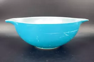 Vintage Pyrex Cinderella Batter Nesting Bowl 444 Horizon Blue 4 Quarts No. 32 - Picture 1 of 14