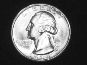 1939-S Washington Quarter -- Gem Uncirculated - Picture 1 of 8