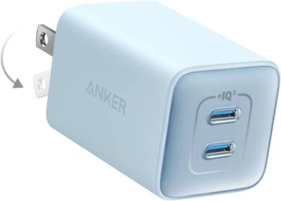 Anker 47W USB C Charger Foldable 2-Ports GaN Charging for iPhone/MacBook|Refurb - Image 1 of 4