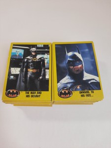 Vtg 1989 Batman Cards 185 Total Batman Joker Movie Scenes