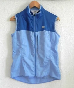 Pearl Izumi Cycling Vest Multi-Blue Full Zip Zip Pockets High Neck Size M - Picture 1 of 10