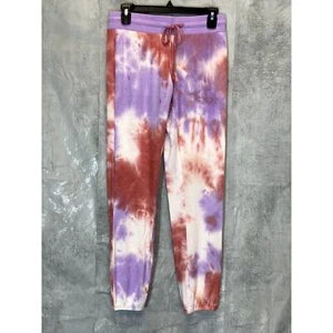 FREE PRESS Women's Purple Sheer Tie-Dye Elastic Drawstring Waistband Jogger Pant - Picture 1 of 8
