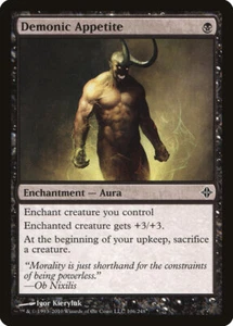 4x Demonic Appetite - NM/LP - Zendikar Block - SPARROW MAGIC - Picture 1 of 1