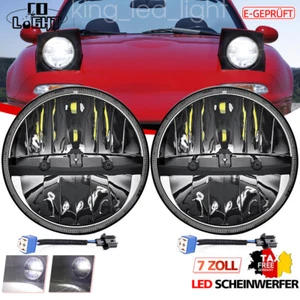 für 90-97 Mazda Miata MX-5 H6024 7Zoll LED Scheinwerfer Fernlicht E-Zertifiziert - Bild 1 von 8