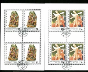 LOT 84932 USED  NH 237 238 SHEETS ART MIKULAS GALANDA Z HLOHOVCA  FROM SLOVAKIA - Picture 1 of 1