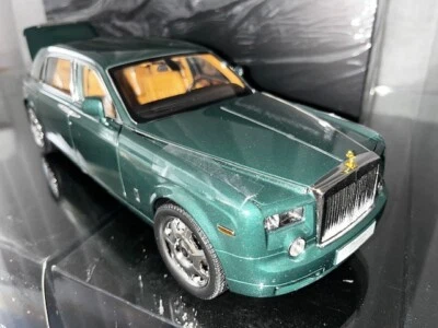 KYOSHO 1/18 ROLLS ROYCE PHANTOM EXTENDED WHEEL BASE 2012 BROOKLANDS GREEN - Image 1 of 4