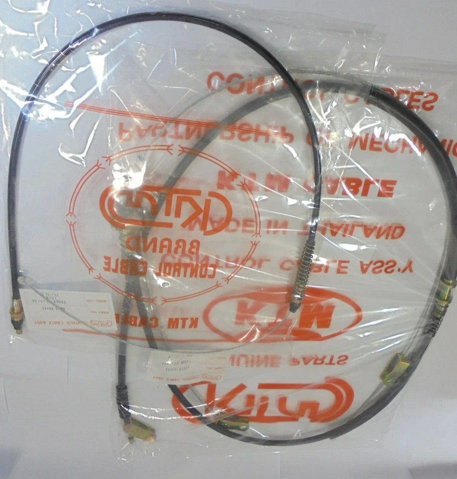 JUEGO DE CABLES DE FRENO DE MANO DERECHO DELANTERO Y TRASERO SEDÁN TOYOTA CROWN RS40 MS40 S40 Foto 1 de 4