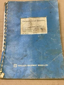 Electrical Circuit Diagrams MANUAL for Mazak cnc dyna-turn 2L turret lathe - Picture 1 of 6