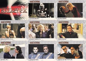 BATTLESTAR GALACTICA PREMIERE EDITION 2005 RITTENHOUSE BASE CARD SET 72 TV
