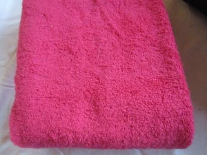 110/110cm, Stoff, Frottier, pink - Bild 1 von 3
