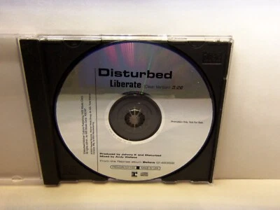 PROMO  CD SINGLE,  DISTURBED  "LIBERATE"  (clean version) 2002 REPRISE RECORDS - Image 1 of 2