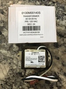 NEW Transformer Hartland Controls 0130M00140S 40 VA 60 Hz PRI: 120 VAC SEC:24 - Picture 1 of 6