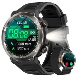 Military Smart Watch for Men(Answer /Make Call)Rugged Heart Rate Fitness Tracker - Picture 1 of 9
