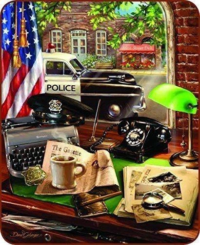 79" X 96" QUEEN MINK BLANKET -  HOME TOWN HEROES - POLICE DEPARTMENT - Image 1 of 1