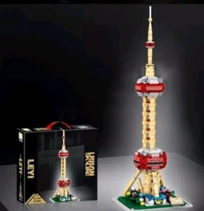 The Oriental Pearl TV Tower Building Blocks Bricks Set Replica Building 562 Pcs - Picture 1 of 1